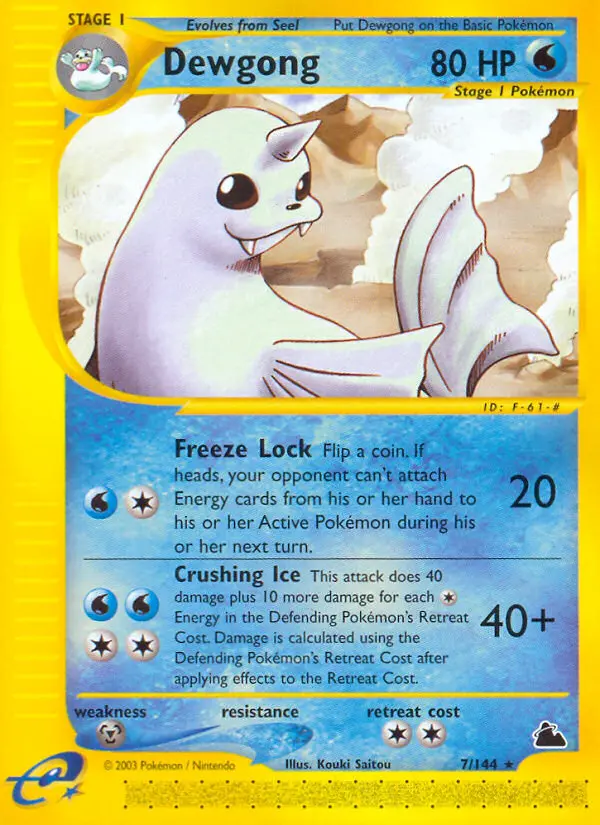 Carte Dewgong