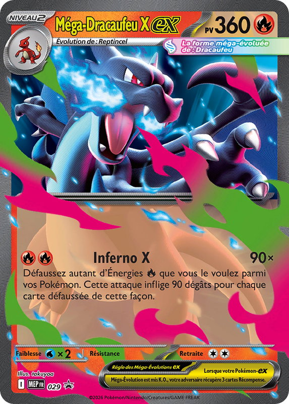 Carte Méga-Dracaufeu X-ex