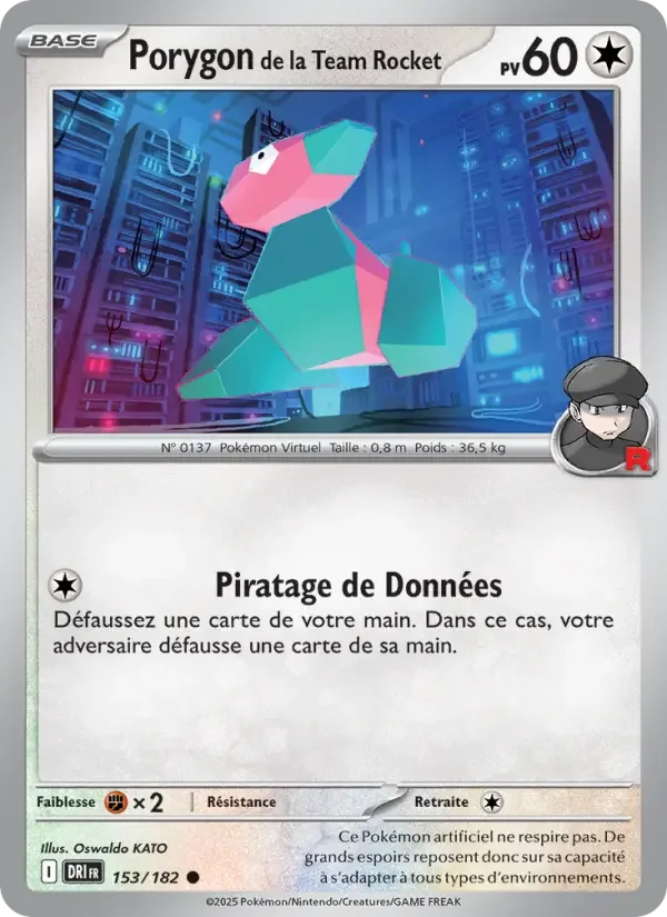 Carte Porygon de la Team Rocket
