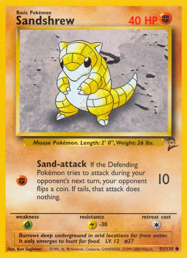 Carte Sandshrew