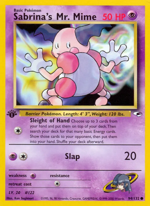 Carte Sabrina's Mr. Mime