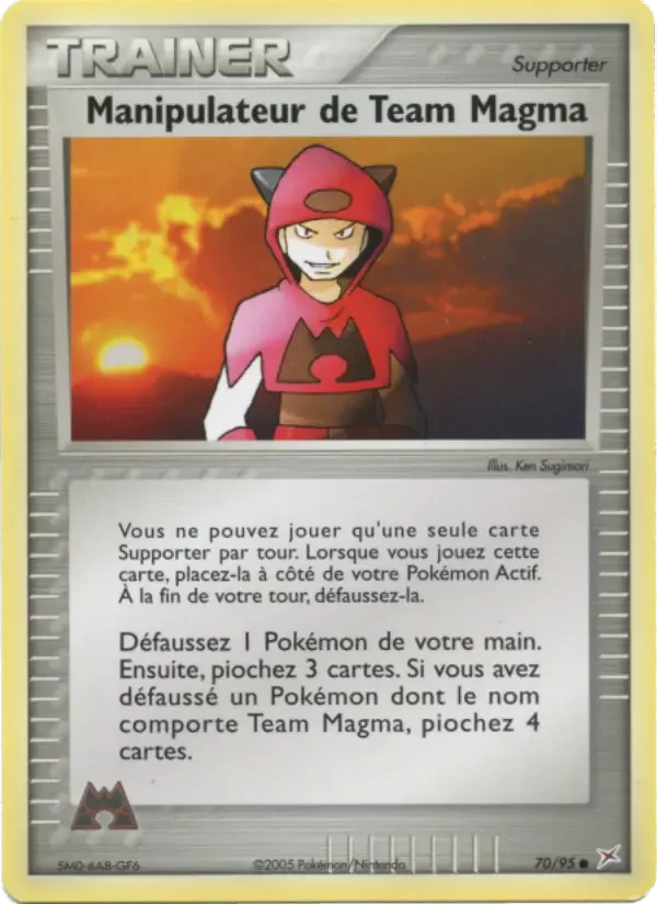 Carte Manipulateur de Team Magma