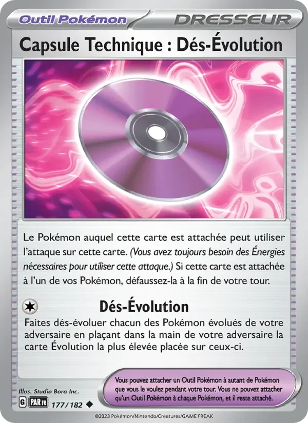 Carte Capsule Technique : Dés-Évolution