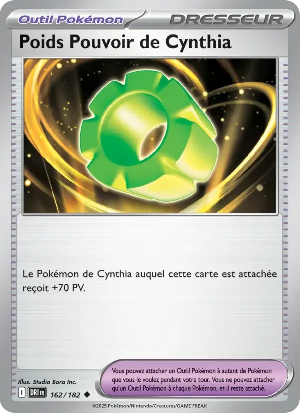 Carte Poids Pouvoir de Cynthia