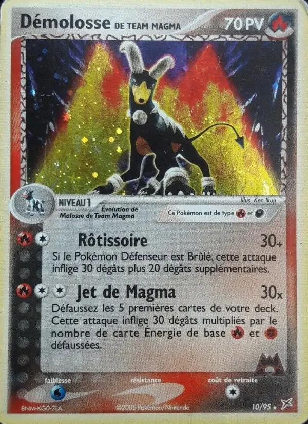 Carte Démolosse de Team Magma