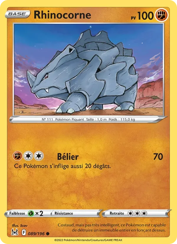 Carte Rhinocorne