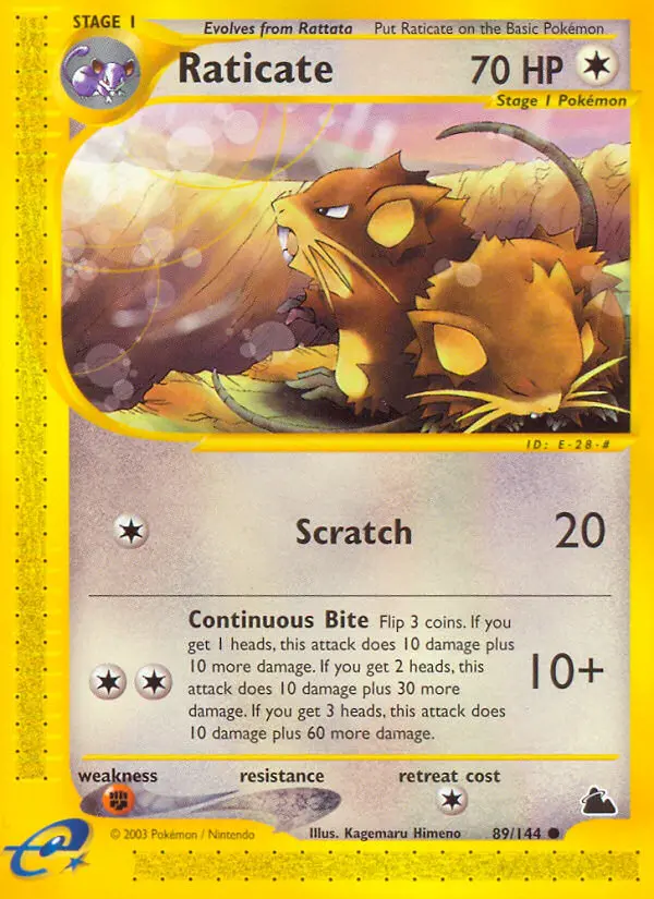 Carte Raticate