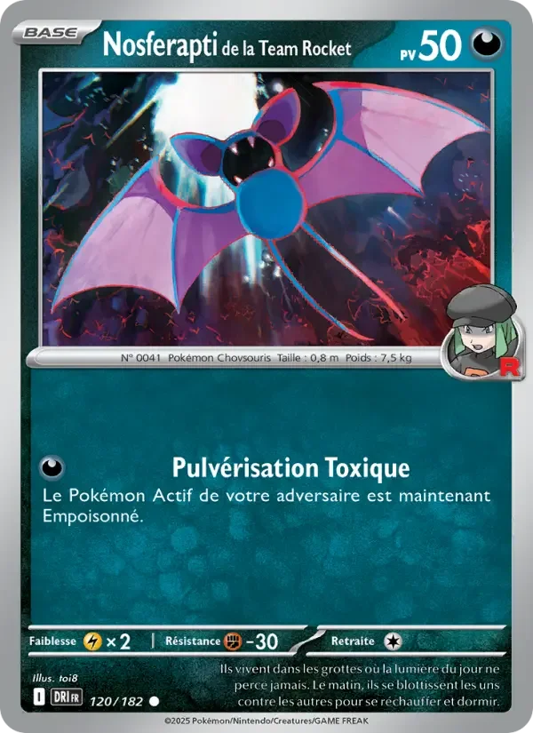 Carte Nosferapti de la Team Rocket