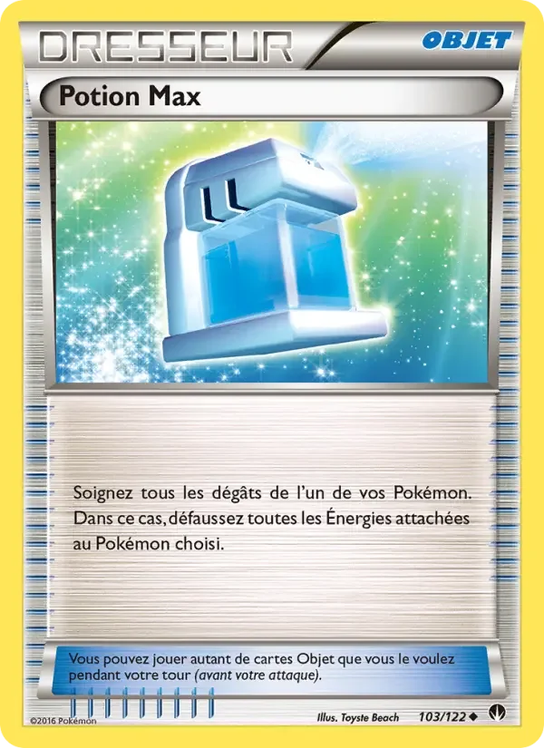 Carte Potion Max