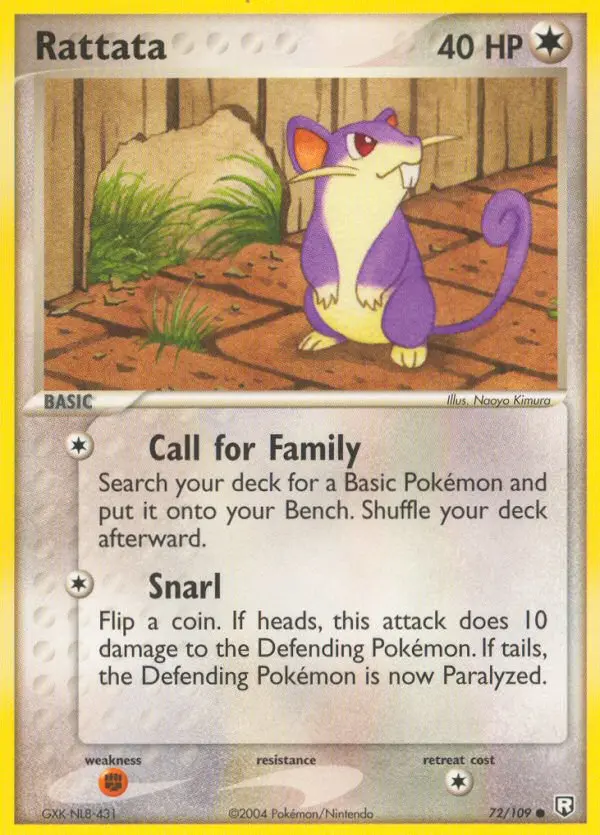 Carte Rattata