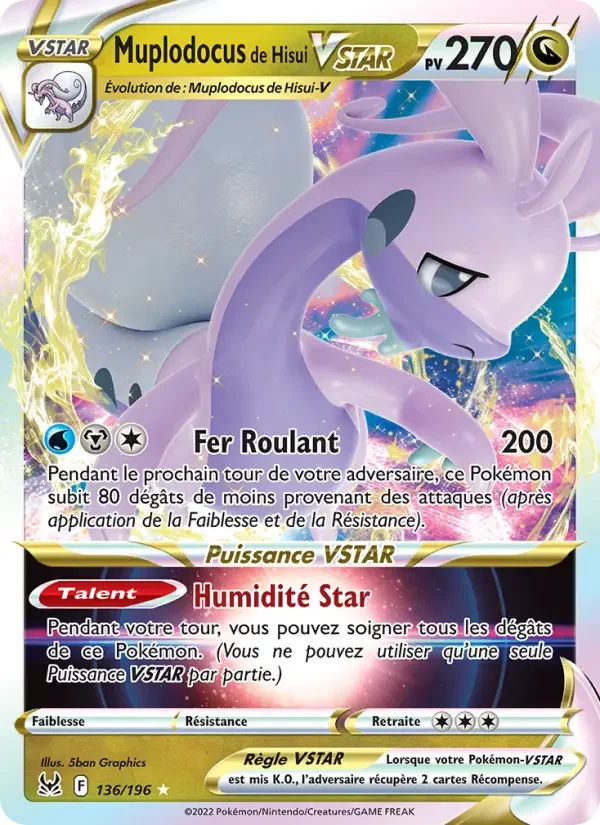 Carte Muplodocus de Hisui VSTAR