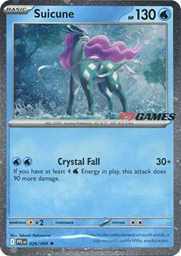 Carte Pokémon Suicune — Flammes Fantasmagoriques