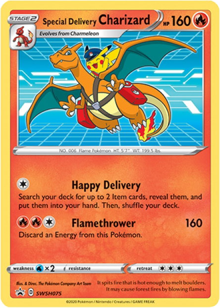 Carte Livraison Spéciale Dracaufeu
