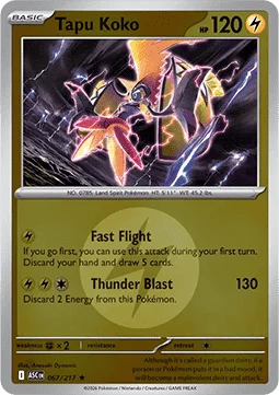 Carte Pokémon Tokorico — Héros Transcendants