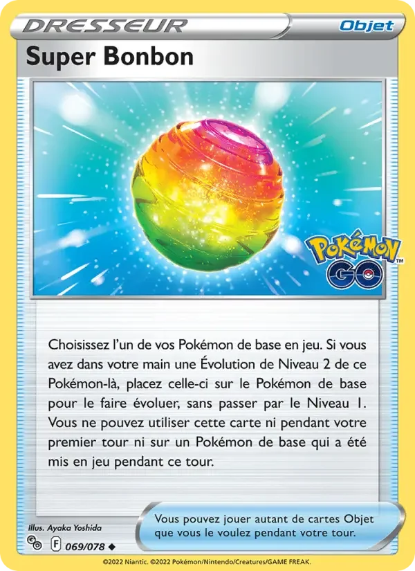 Carte Super Bonbon