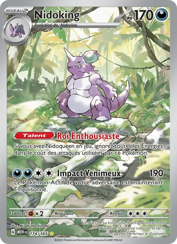 Carte Nidoking