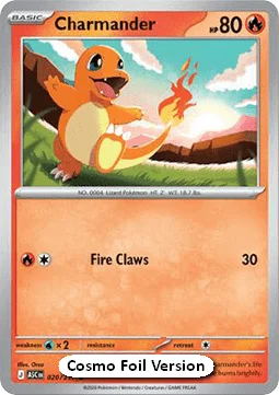 Carte Pokémon Salamèche — Héros Transcendants