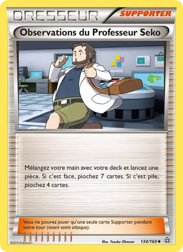 Carte Observations du Professeur Seko
