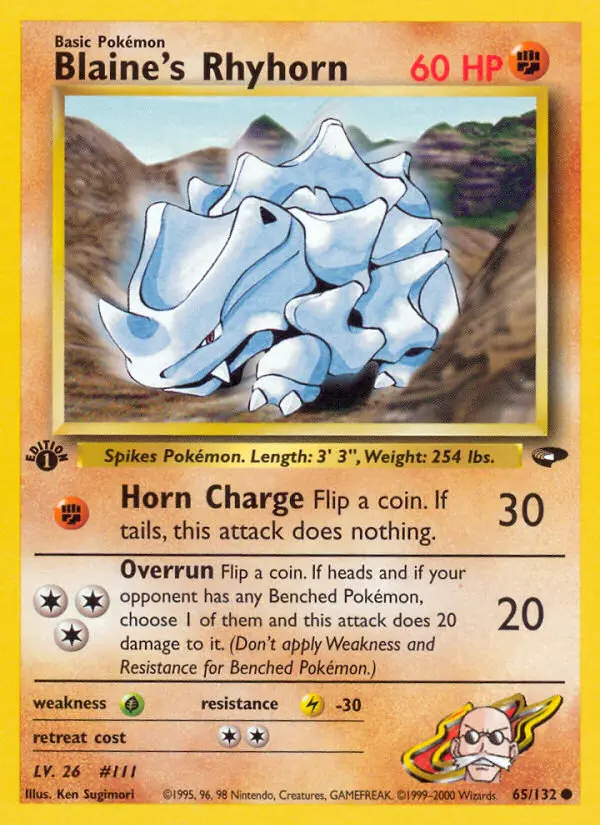 Carte Blaine's Rhinocorne