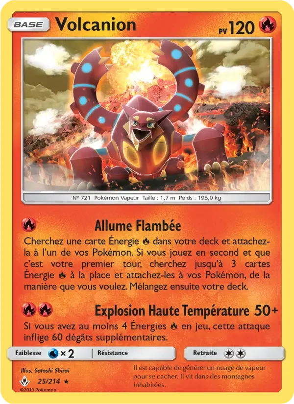 Carte Volcanion