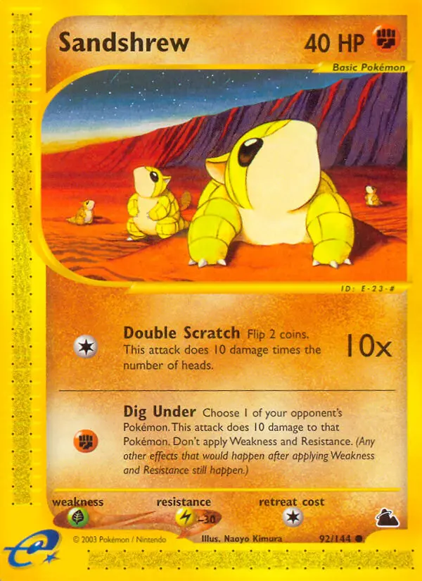 Carte Sandshrew