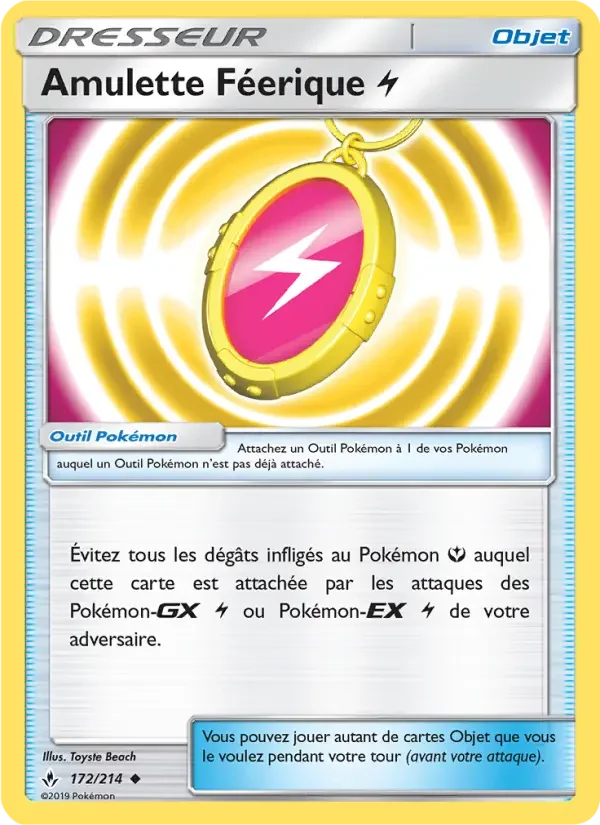 Carte Amulette Féerique Lightning