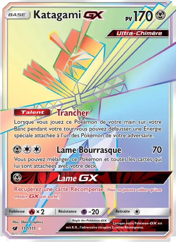 Carte Katagami GX