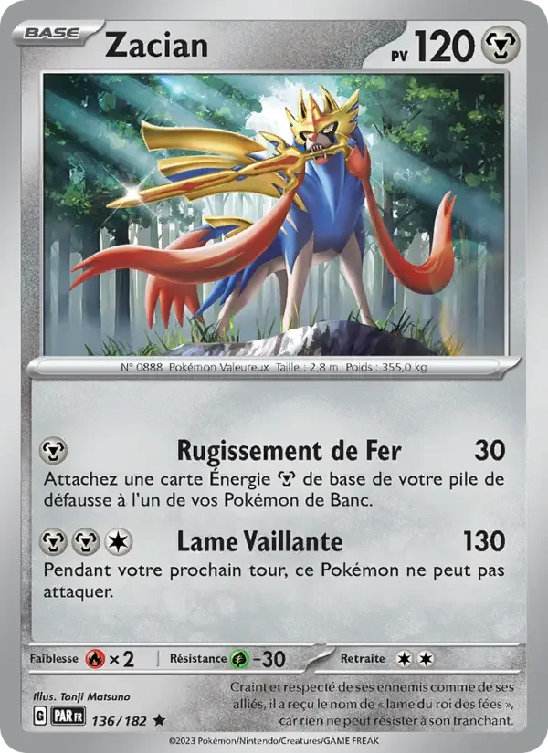 Carte Zacian
