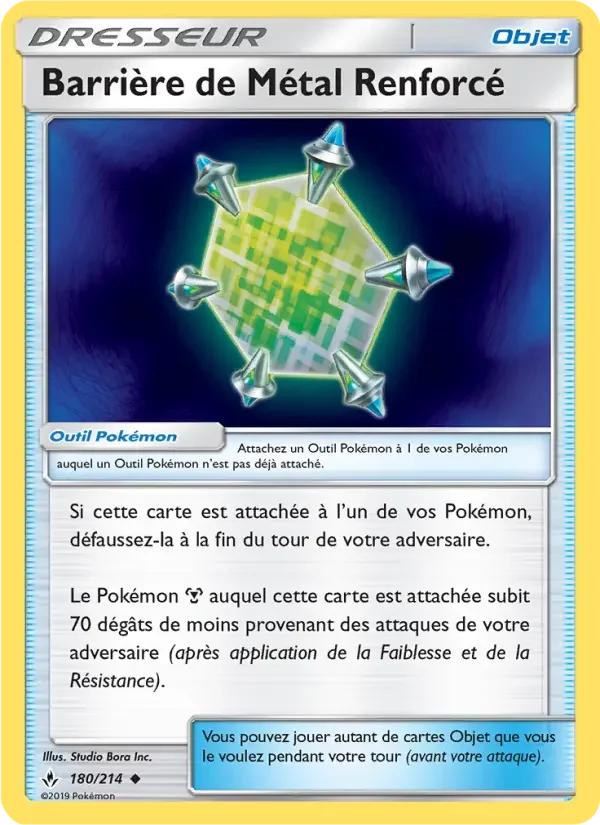 Carte Barrière de Métal Renforcé