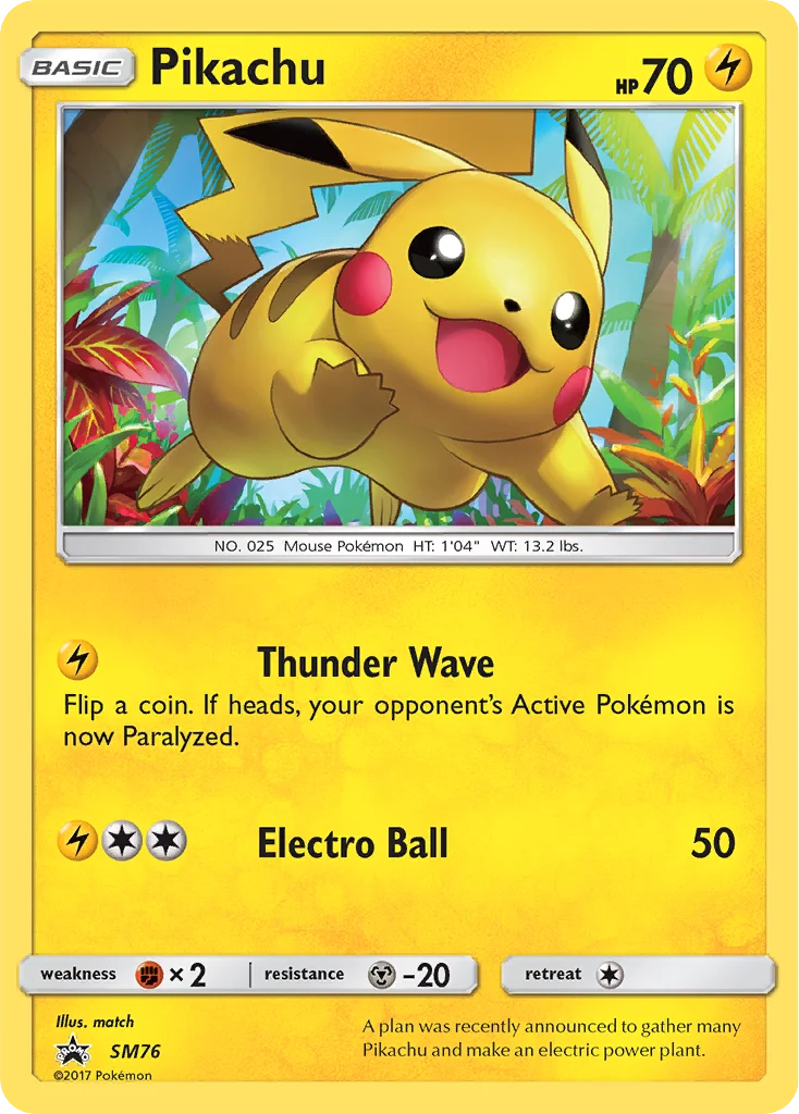 Carte Pikachu