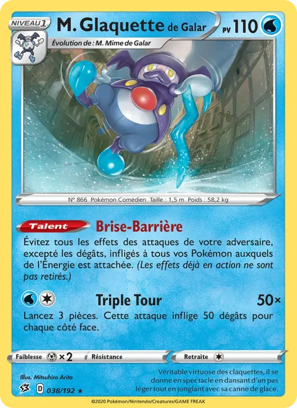 Carte M. Glaquette de Galar