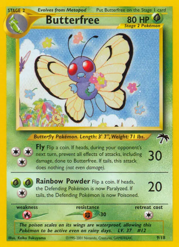 Carte Butterfree