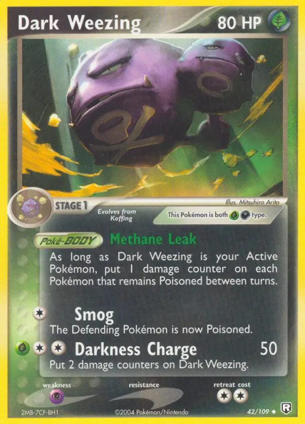 Carte Dark Weezing