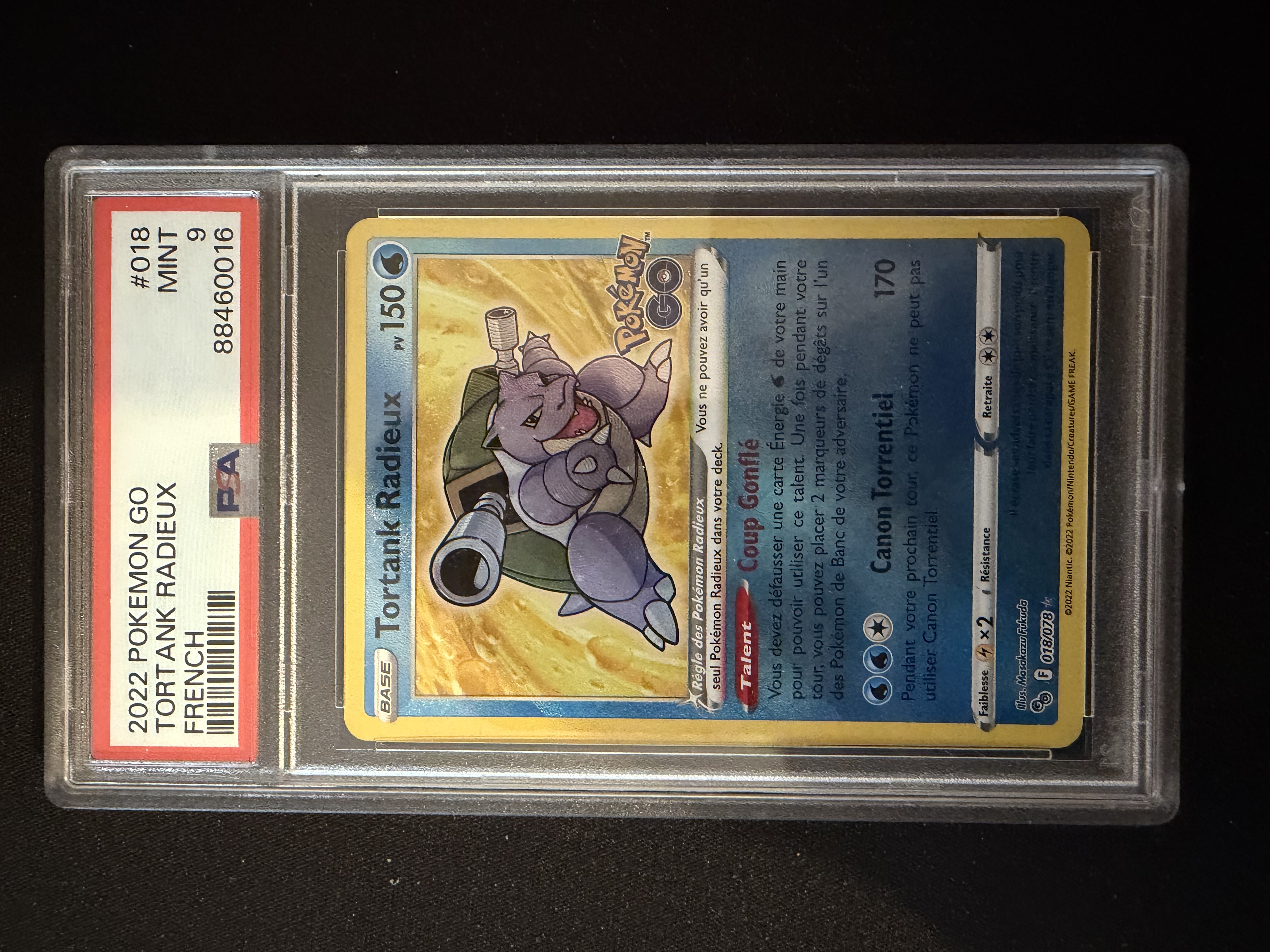 Tortank radieux - Pokemon go 018/078
